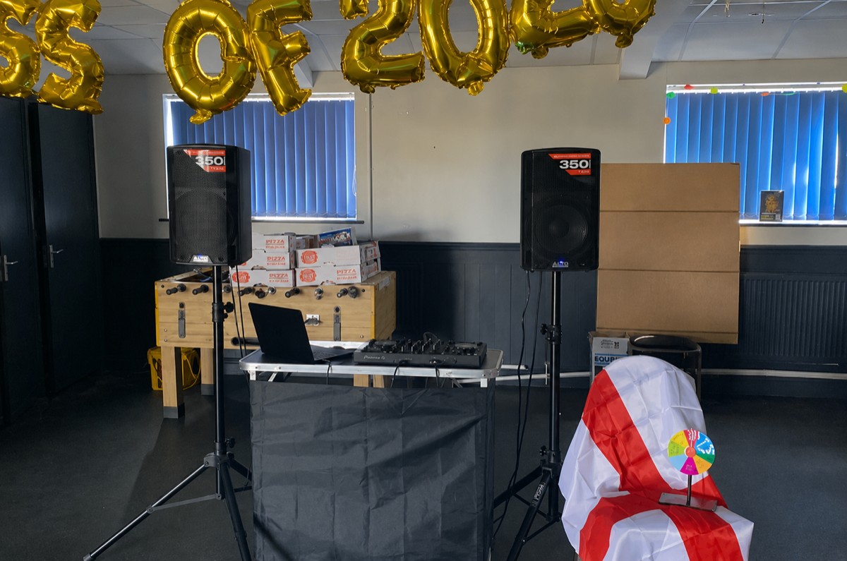 DJ setup