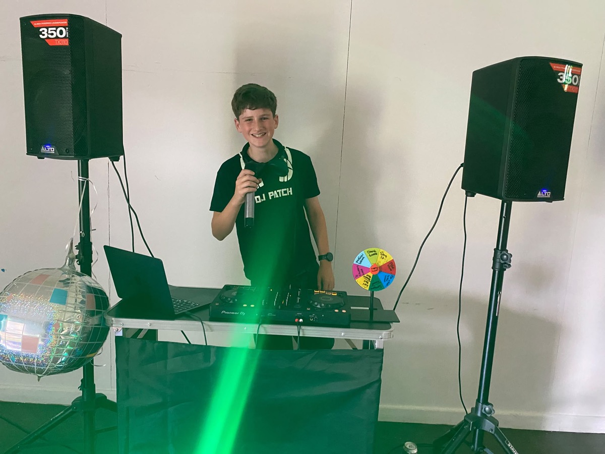 Children enjoying a school disco